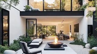 Modern Home Design with an Elegant Minimalist Garden