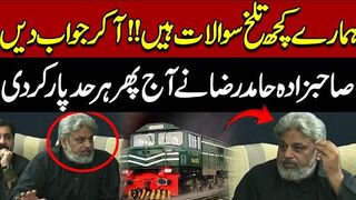Sahibzada Hamid Raza Aggressive Media Talk