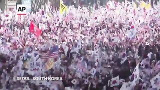 Supporters and opponents of impeached South Korean President Yoon hold rallies in Seoul.