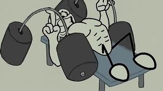 The body builder short funny