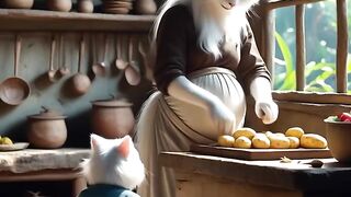 3d cat short video