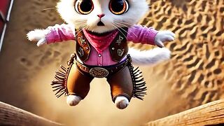 3d cat video