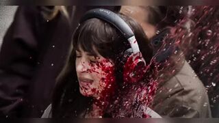 Dakota Johnson Gets Covered in BLOOD on Verity Set vedio