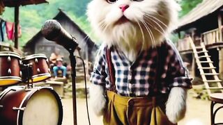 Cat funny song