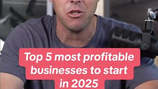 Top 5 most profitable businesses to start in 2025. If you’re thinking about starting a business, here’s a couple ideas