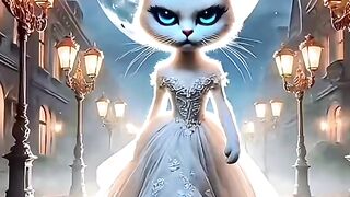3d cat short video