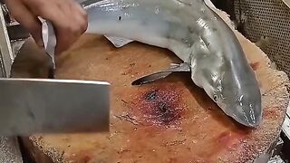 The Most Baby Shark Fish Cutting Skills#shorts