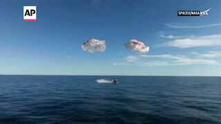 NASA astronauts Butch Wilmore and Suni Williams return to Earth after 9 months in space.