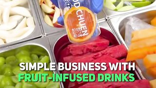 Simple business with fruit-infused drinks