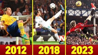 10 Greatest Bicycle Kick Goals in History HD