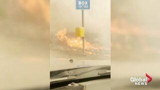 California wildfire_ Alisal Fire grows to over 5422 hectares, leads to major highway closure.