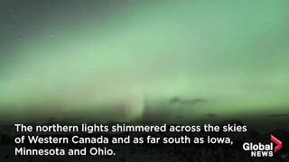 Northern lights_ Spectacular aurora borealis takes over North American night sky
