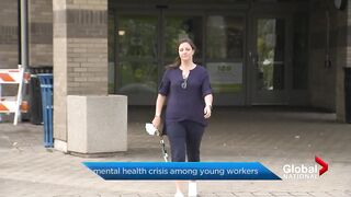 COVID-19 pandemic fuelling mental health crisis among Canada's young workers.