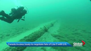 Crude quarrel_ Canada invokes treaty to negotiate fate of Line 5 pipeline with US.