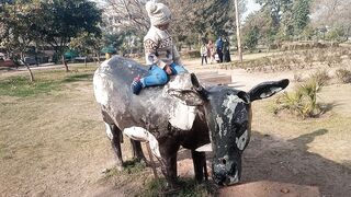 Playing baby