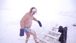 The Yakutian Morning Routine- Ice Bath (-50°C_-58°F)