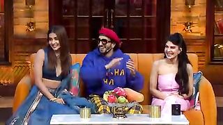 Ranveer, Jacqueline, pooja and rohit Shetty fun with kapil sharma show