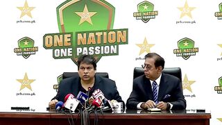 Amir Mir, Advisor to the PCB Chairman and Javed Murtaza, Chief Financial Officer's Press Conference