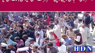 ڈاکٹرز کی احتجاجی ریلی ڈپٹی کمشنر  گجرات افس میدان جنگ بن گیا    ن