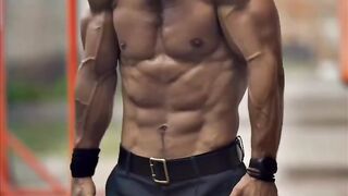 Firefighter with weights