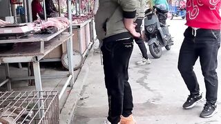 Funny guy fun with man video
