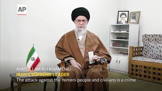 Iran’s supreme leader condemns Israeli strikes on Yemen and Gaza.