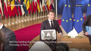 Macron announces Ukraine 'coalition of the willing' summit, as Scholz reiterates support for Kyiv.