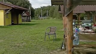 Camping on Lake Selyava