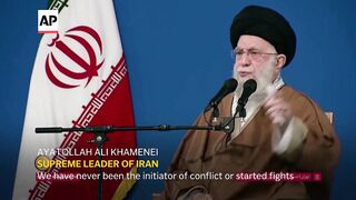 Iran's supreme leader says US will 'never get anywhere' with threats.