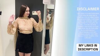 [4K] TRY ON HAUL SHEER CLOTHES  | GET READY WITH WITH Alisa | NO BRA CHALLENGE