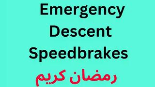 Emergency Descent Speedbrakes