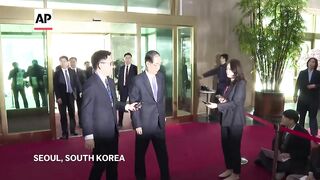 South Korea's acting president thanks constitutional court for restoring his powers.