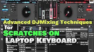 How to Scratch On Virtual Dj using laptop Keyboard #shortsfeed #dj #shorts #short #scratch