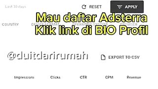 how to make money from adstera
