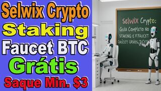 Selwix Crypto: Renda Extra Diária com Stake e Bitcoin Gratuito! | Faucet Exclusiva de BTC!