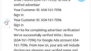 Google Ads Advertiser Verification or Business Operation (BOV)