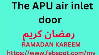 The APU air inlet door