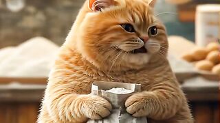 堆堆 Author The big fat orange cat who can cook ~ Having noodles today