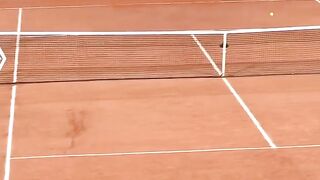 Sabalenka slow motion smash.2025