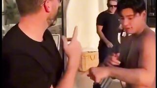 The boxers punches are So fast that they are invisible