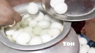 Boiled Egg ???????????? Fry Street Food Recipe #viralreelsシ #viralreelschallenge #trendingreels #trend #foodie