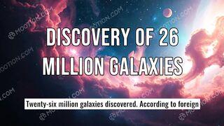 Twenty-six million galaxies discovered