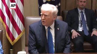 Trump calls journalist involved in Signal leak a 'sleazebag'.