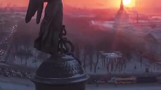 Saint-Petersburg from a bird's-eye view