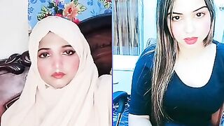 Bangladeshi beautiful queen vs Pakistani item girls Alisha live pk pat-2