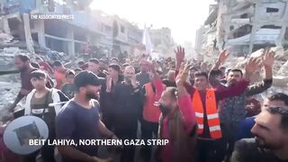 Palestinians protest against Hamas in rare public dissent in Gaza.