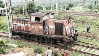 100 Years Old Railway Engine