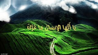 يأيها الإنسان ماغرك بربك الكريم