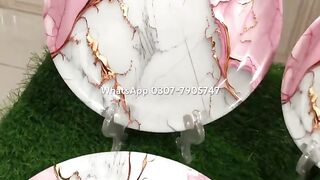 Dinner set pink