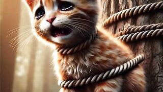 3d cat short video